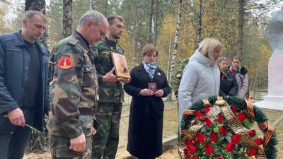 Пензенцы стали участниками церемонии захоронения останков красноармейца в Беларуси