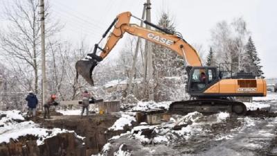 В поселке Лесном завершается строительство сетей водоотведения