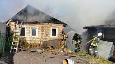 В Кузнецке из-за детской шалости сгорели три дома